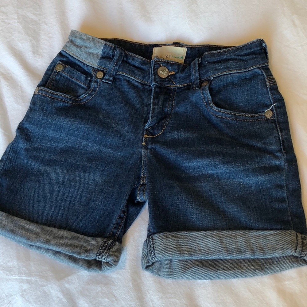 Denim shorts